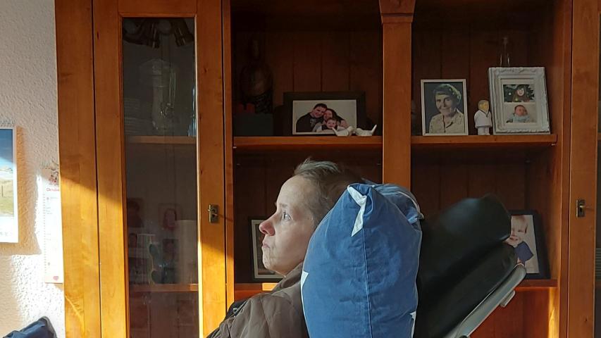 Tine im Wohnzimmer