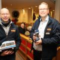 Kai Kulschweski (rechts) und Wolfgang Mainz vom ASB